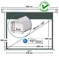 Manueel projectiescherm 120" (16:9) - BOL.COM