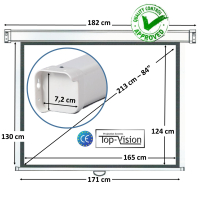  Écran manuel 84" - 213cm (4:3)