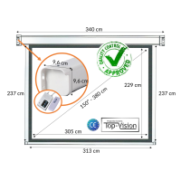 Elektrisch projectiescherm 150" - BOL.COM