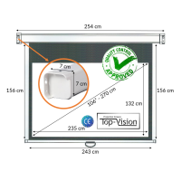  Écran manuel 106" - 2m70
