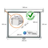  Écran manuel 120" - 3m05