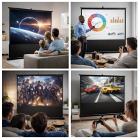 Floorscreen 100" - 254 cm