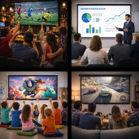  Écran Manuel 72" - 183 cm (4:3)