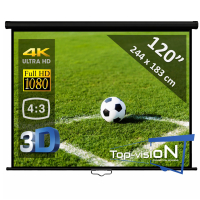  Écran manuel 100" - 254 cm (4:3) - economy