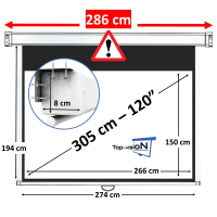 Manual screen 120" - 305 cm (16:9)