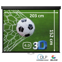  Écran manuel 100" - 254 cm (4:3)