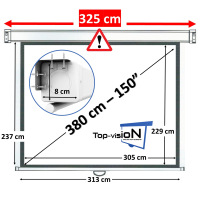  Écran manuel 150" - 380 cm (4:3)