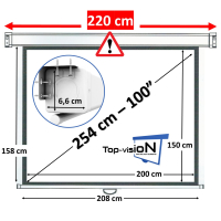 Manual screen 100" - 254 cm (4:3)