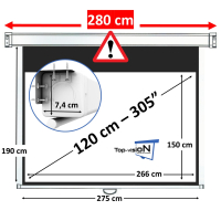  Écran manuel 120" - 305 cm (16:9)
