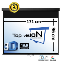  Écran manuel 77" - 196 cm (16:9)