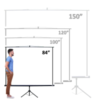  Écran trépied 84" - 213 cm
