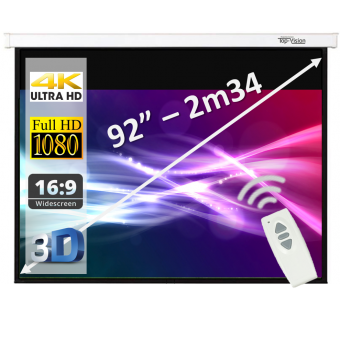 Elektrisch projectiescherm 92" - BOL.COM