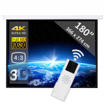  Ecran électrique 180" - 460 cm (4:3)