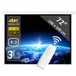  Ecran électrique 72" - 183 cm (4:3)