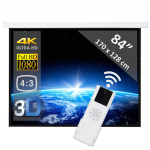  Ecran électrique 84" - 2m13 (4:3)