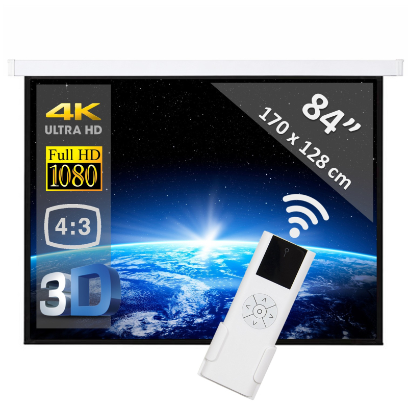  Ecran électrique 84" - 2m13 (4:3)