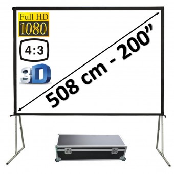  Ecran valise 200" - 508 cm (4:3)
