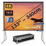  Ecran valise 133" - 340 cm (16:9)