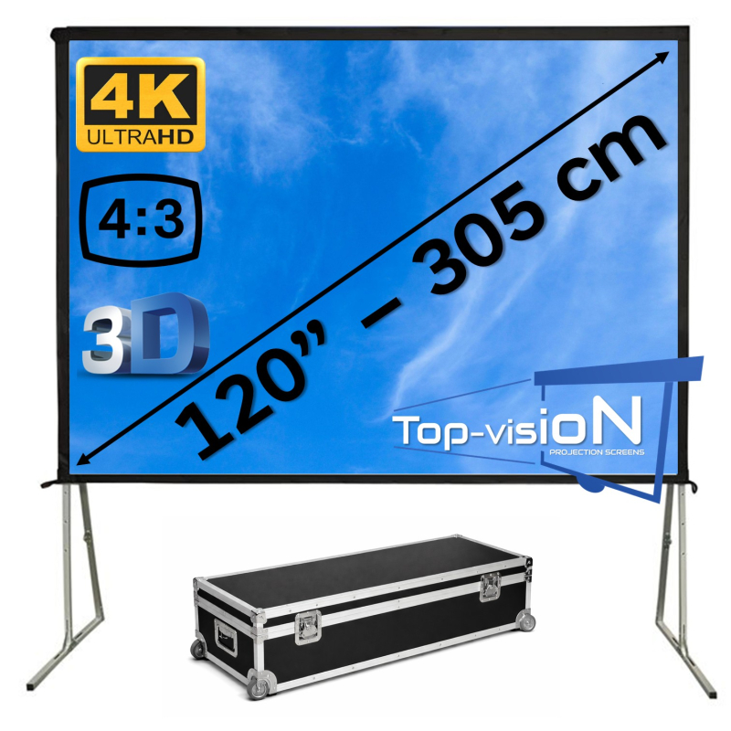  Ecran valise 120" - 305 cm (4:3)