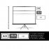 Tripod screen 120" - 305 cm (4:3)