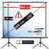 Tripod screen 150" - 380 cm