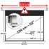  Écran manuel 92" - 234 cm (16:9)